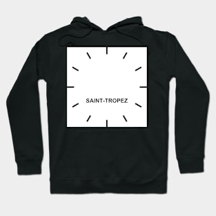 Saint-Tropez Time Zone Wall clock Hoodie